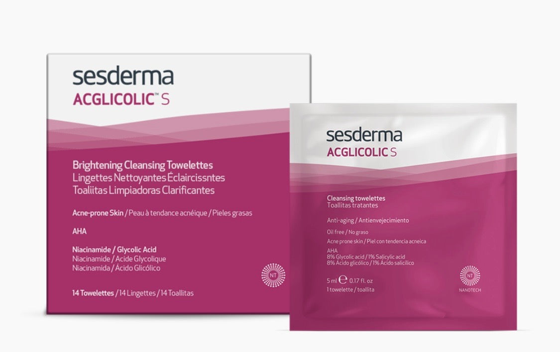 ACGLICOLIC. CLEANSING TOWELETTES